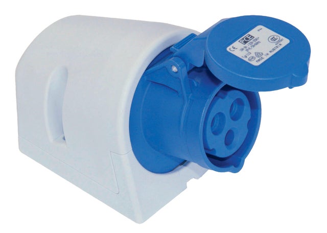 Gniazdo stałe 16A 2P+Z 230V IP44 PCE