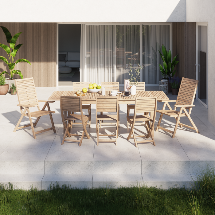 MESA EXT MAD NATERIAL SOLIS 151/199X90CM
