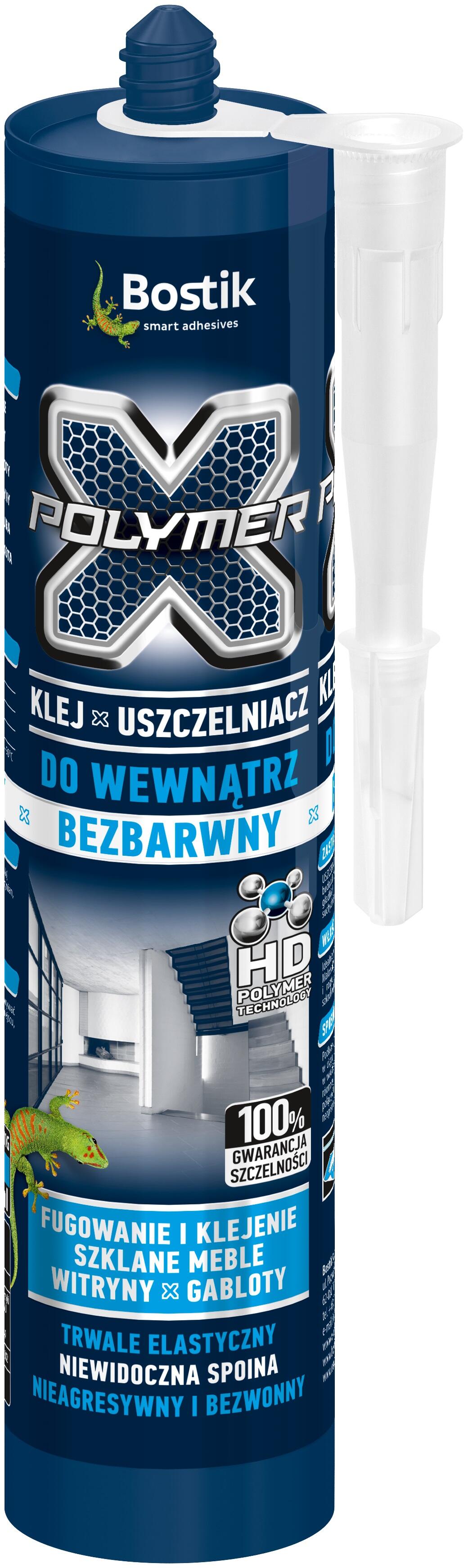 Uszczelniacz Bostik X-polymer bezbarwny 290ml - 2