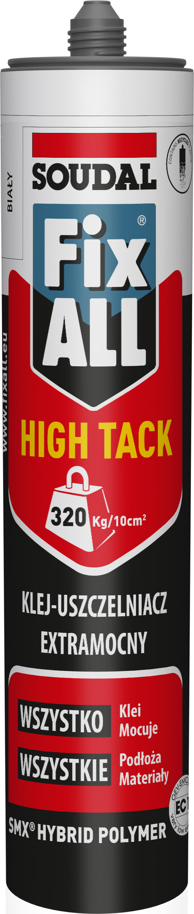 Uszczelniacz hybrydowy Fix All Soudal biały 290ml