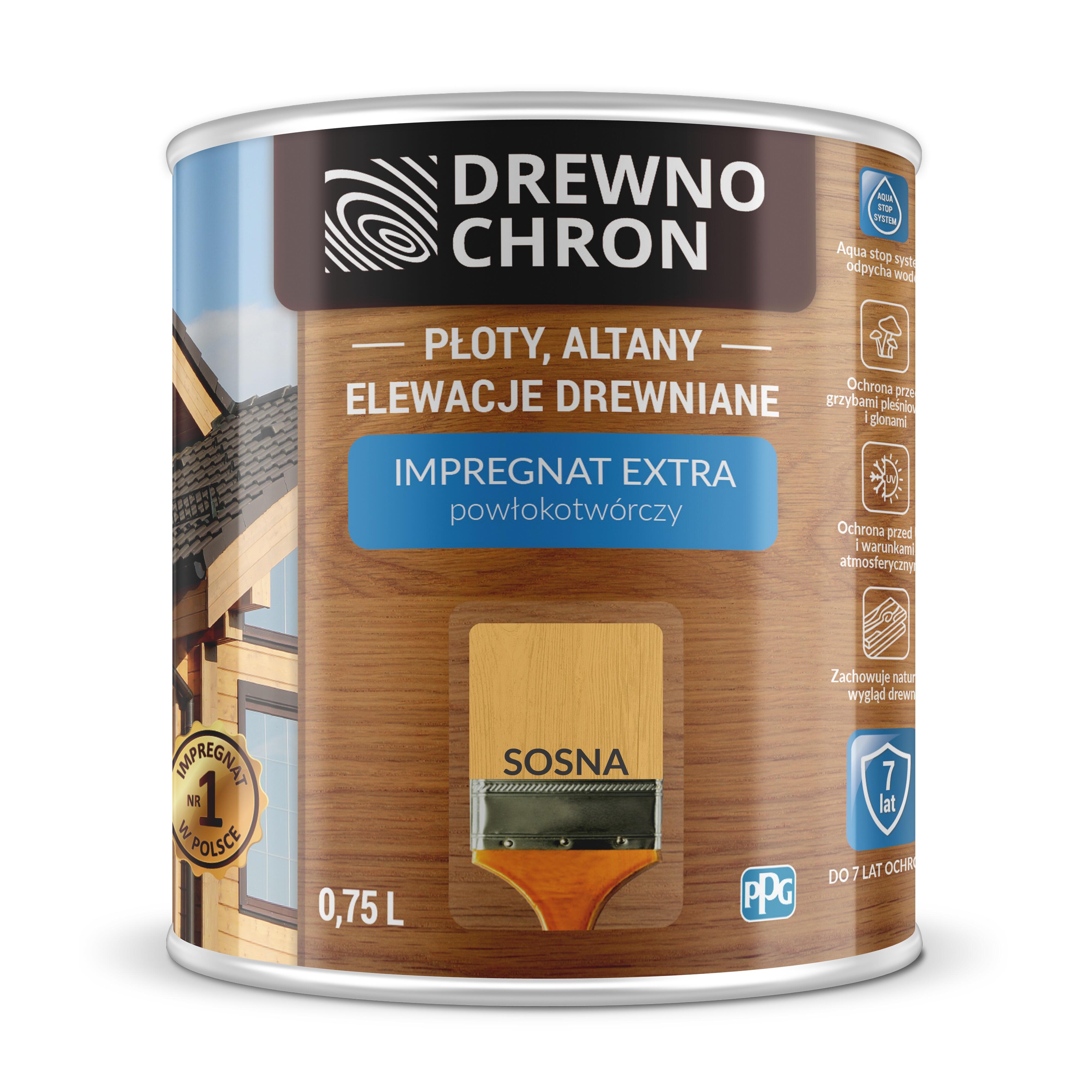 Impregnat Drewnochron Extra sosna 0,75l - 2