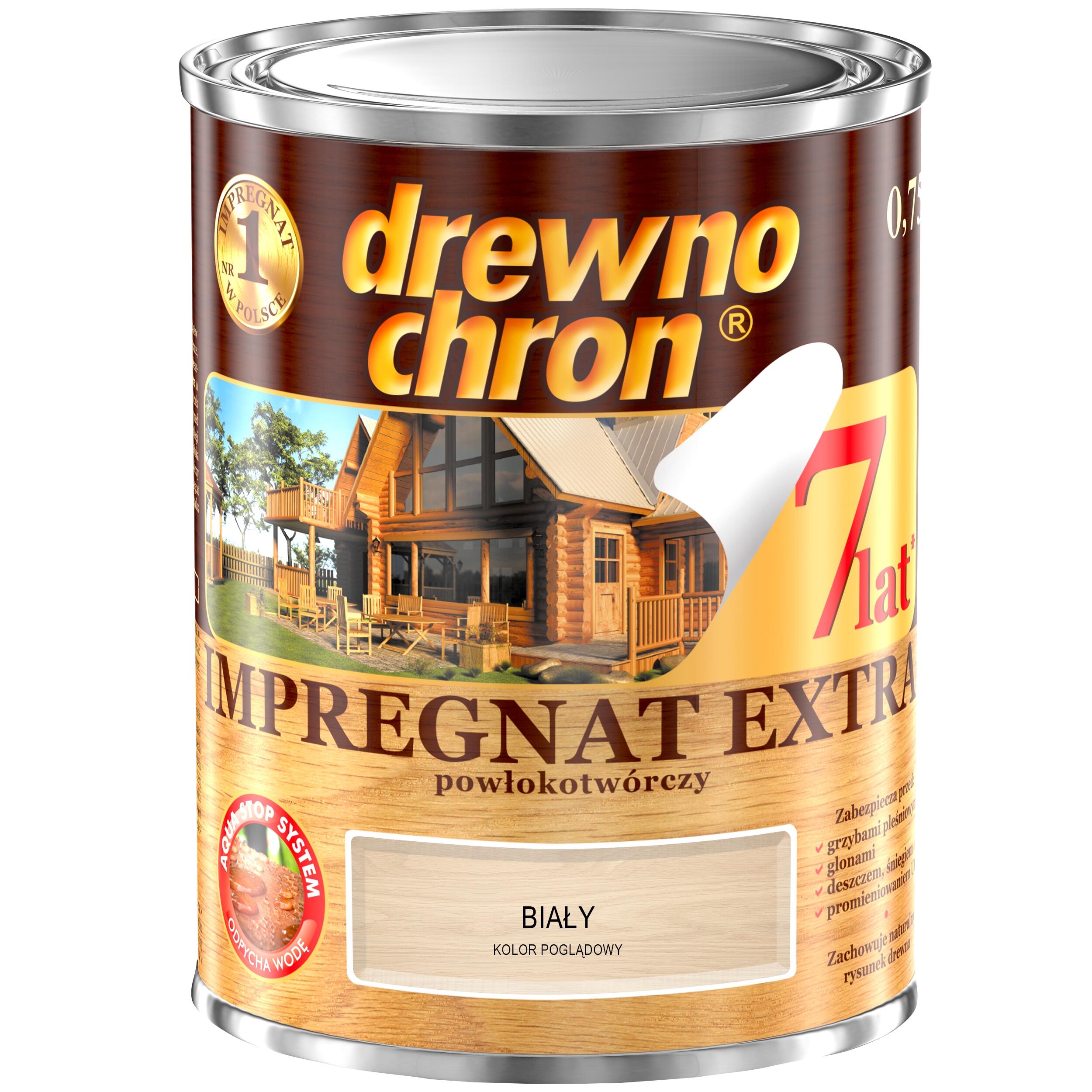 Impregnat Drewnochron Extra biały 0,75l