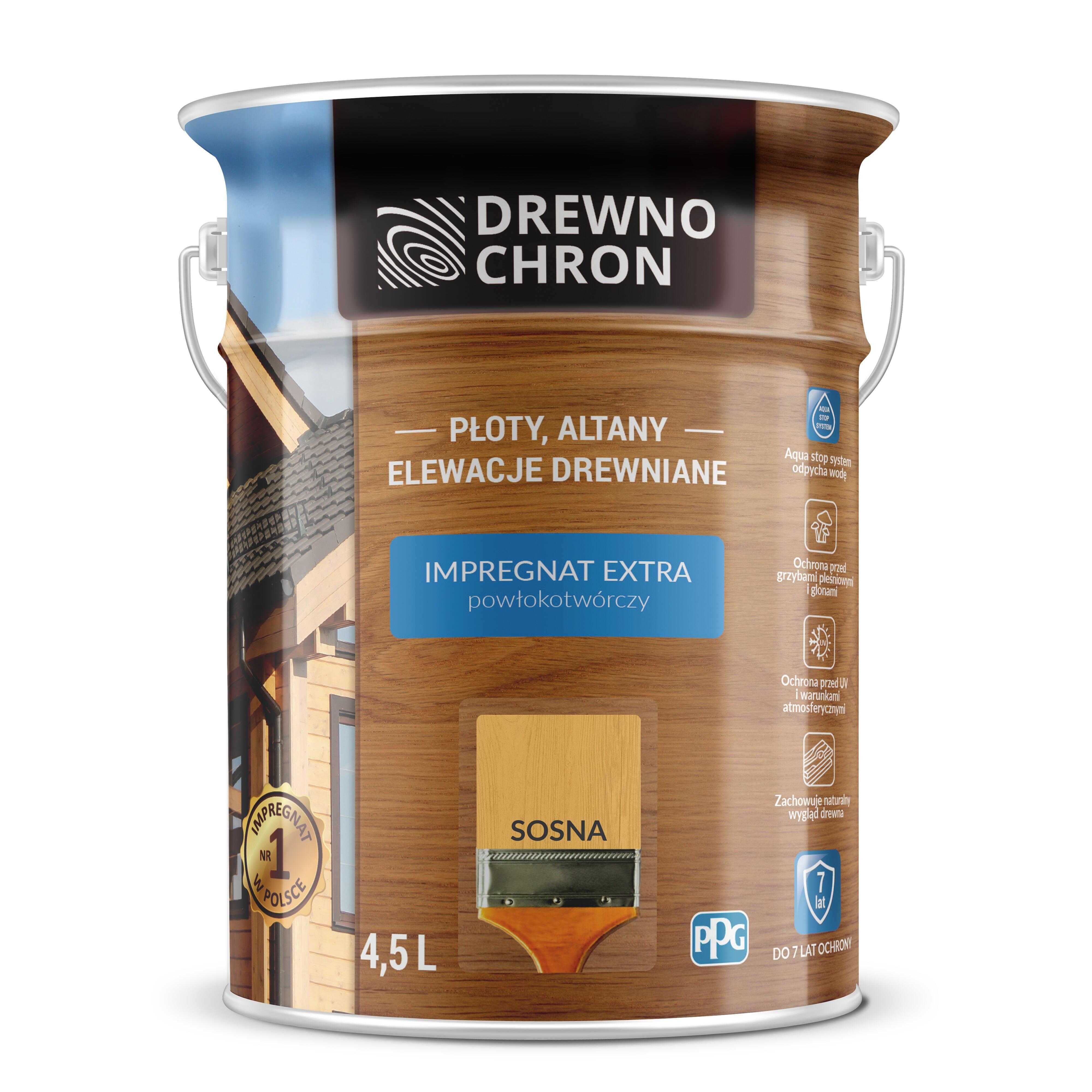 Impregnat Drewnochron Extra sosna 4,5l - 2