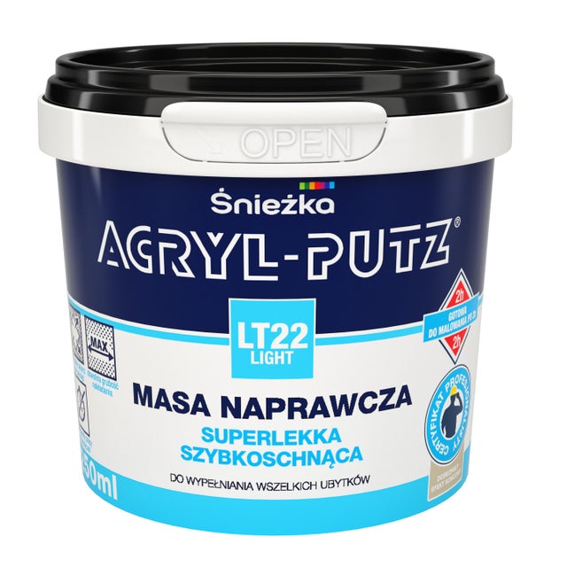 Gładź szpachlowa Śneżka Acryl Putz Light 0,25l