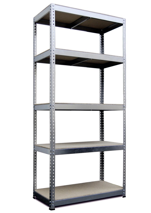 Regał magazynowy Stabil wym. 180x90x40 cm, 5 półek, 200 kg