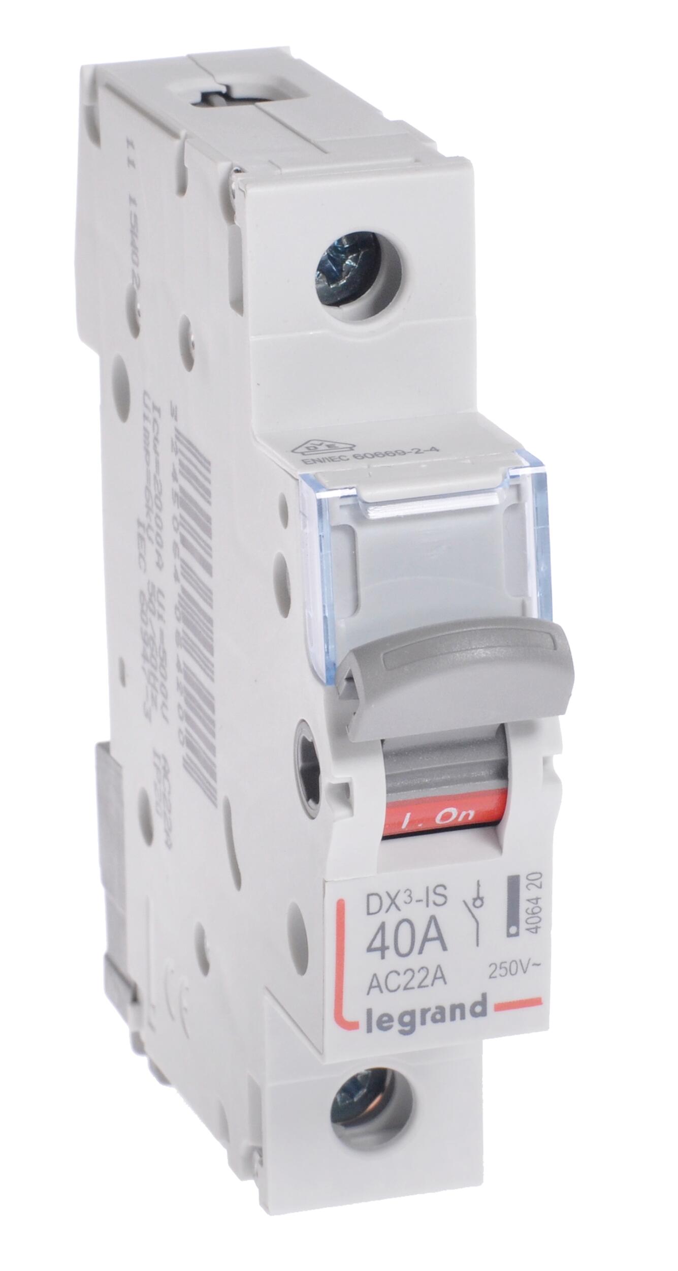 Rozłącznik izolacyjny FR 301 1P 40A TX3 692164 Legrand - 2