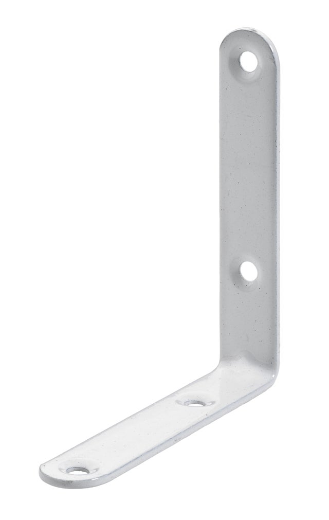 Kątownik do krzeseł 80x80x15mm biały