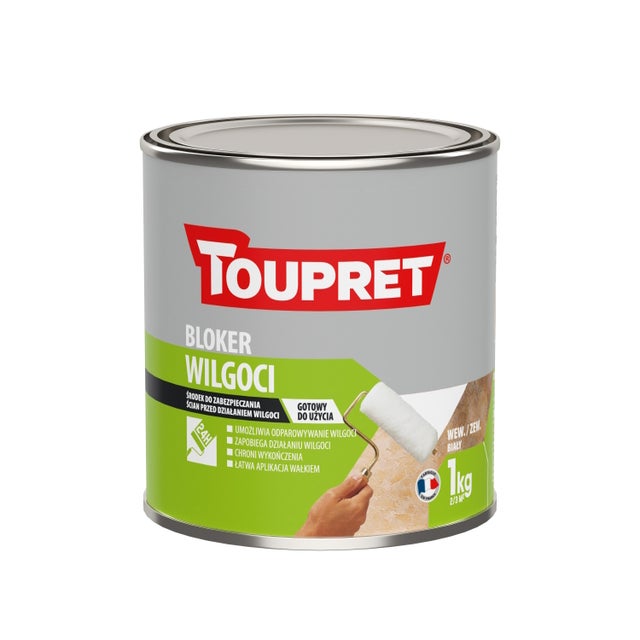 Bloker wilgoci Toupret 1kg