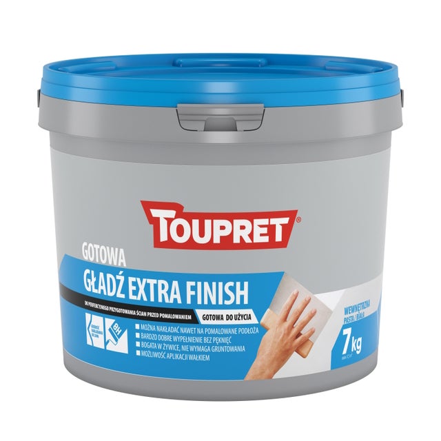 Gotowa gładź Extra Finish Toupret 7kg