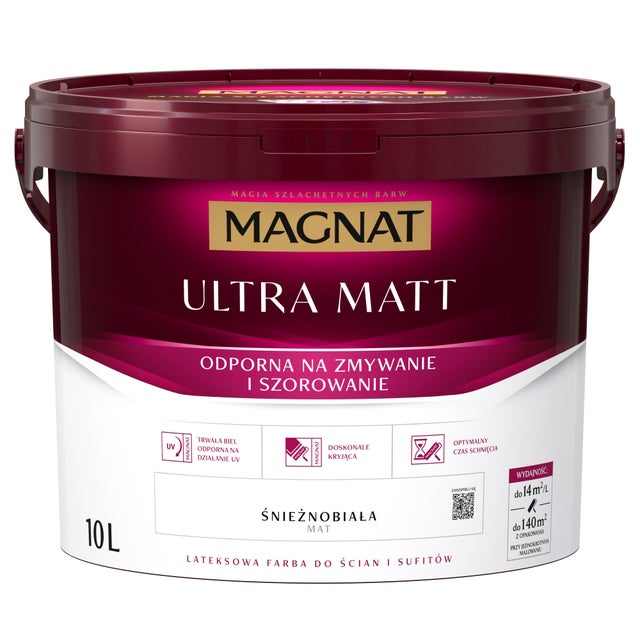 Farba Magnat Ultra Matt biała 10l