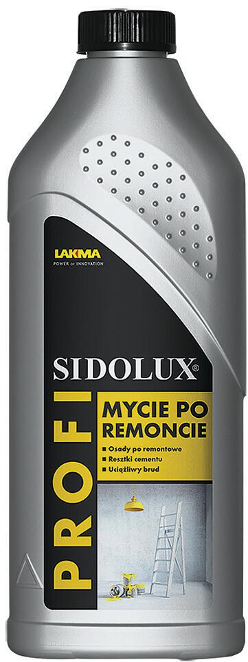 Płyn do mycia po remoncie Sidolux Profi 1l