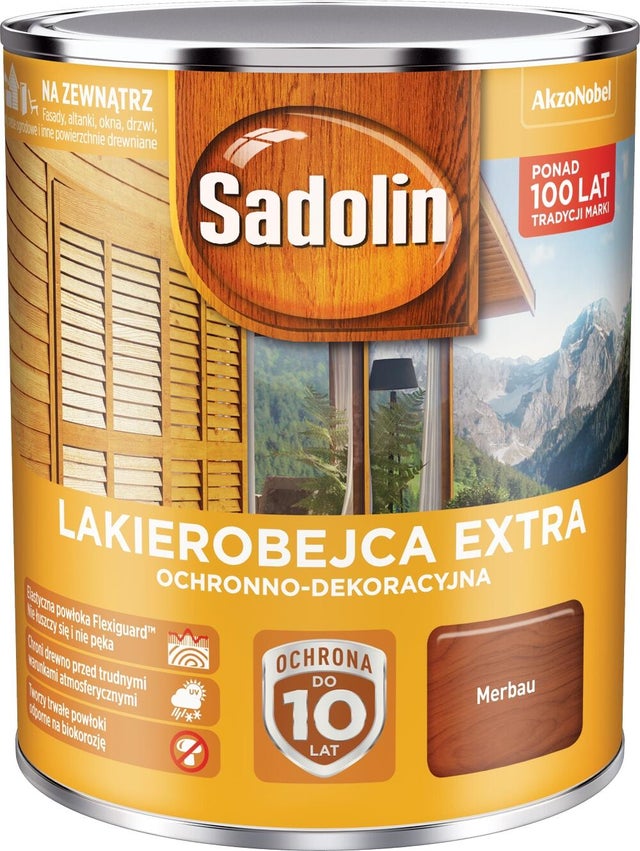 Lakierobejca Sadolin Extra merbau 0,75l