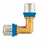 Pex Kolano zaciskowe 90° 32 mm Radopress