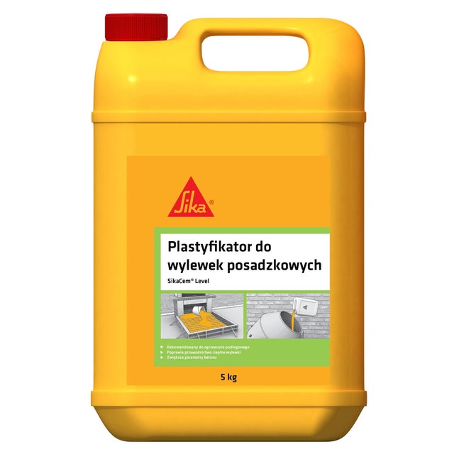 Domieszka uplastyczniająca do betonu SikaCem Level 5 kg