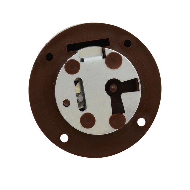 Zamek meblowy barkowy z kluczem 10x63 mm