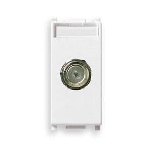 RiteAV Placca Parete 2 Pezzi Con Presa Elettrica 15A E Porta Cat5e RJ45 Femmina – Colore Giallo - 2
