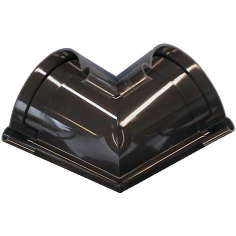 Łącznik kątowy zewnętrzny G80, brązowy PVC Scala Plastics