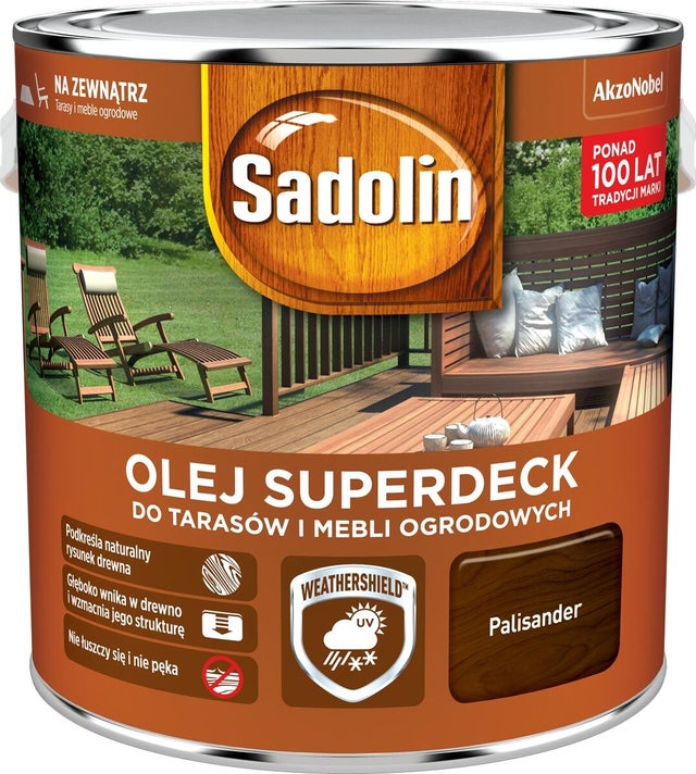 Olej Sadolin Superdeck palisander 2,5l