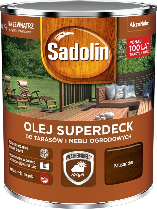 Olej Sadolin Superdeck palisander 0,75l