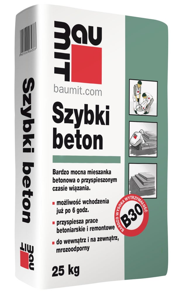 Gotowa sucha mieszanka Beton B-30 Baumit 25 kg, supermocna