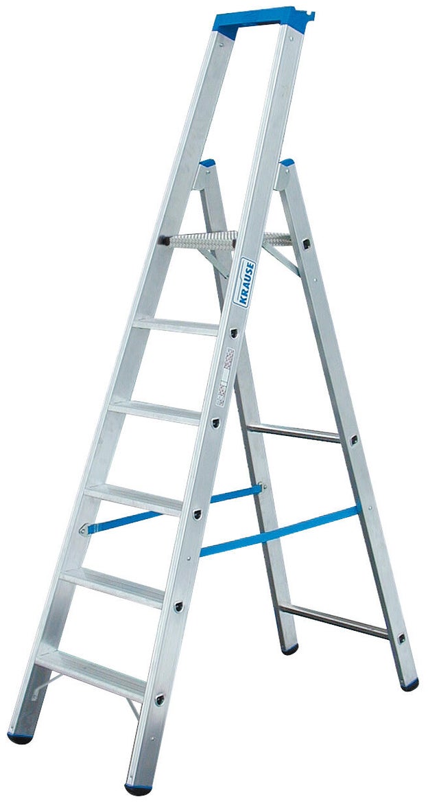 Drabina aluminiowa Stabilo 6-stopniowa nośność 150 kg