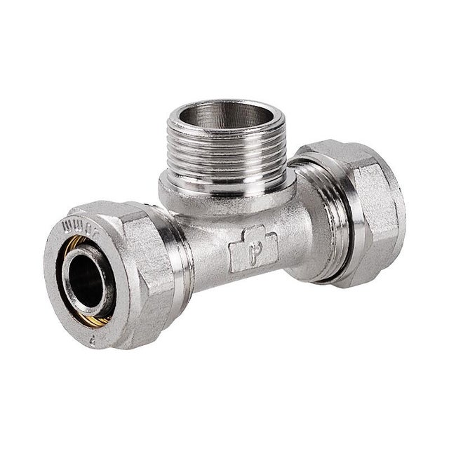Pex Trójnik skręcany GZ 16 mm x 1/2