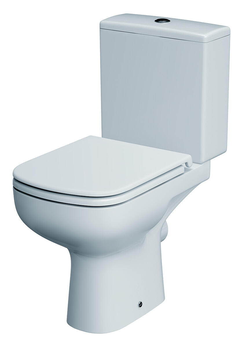 WC kompakt Cersanit Colour poziom biały - 3