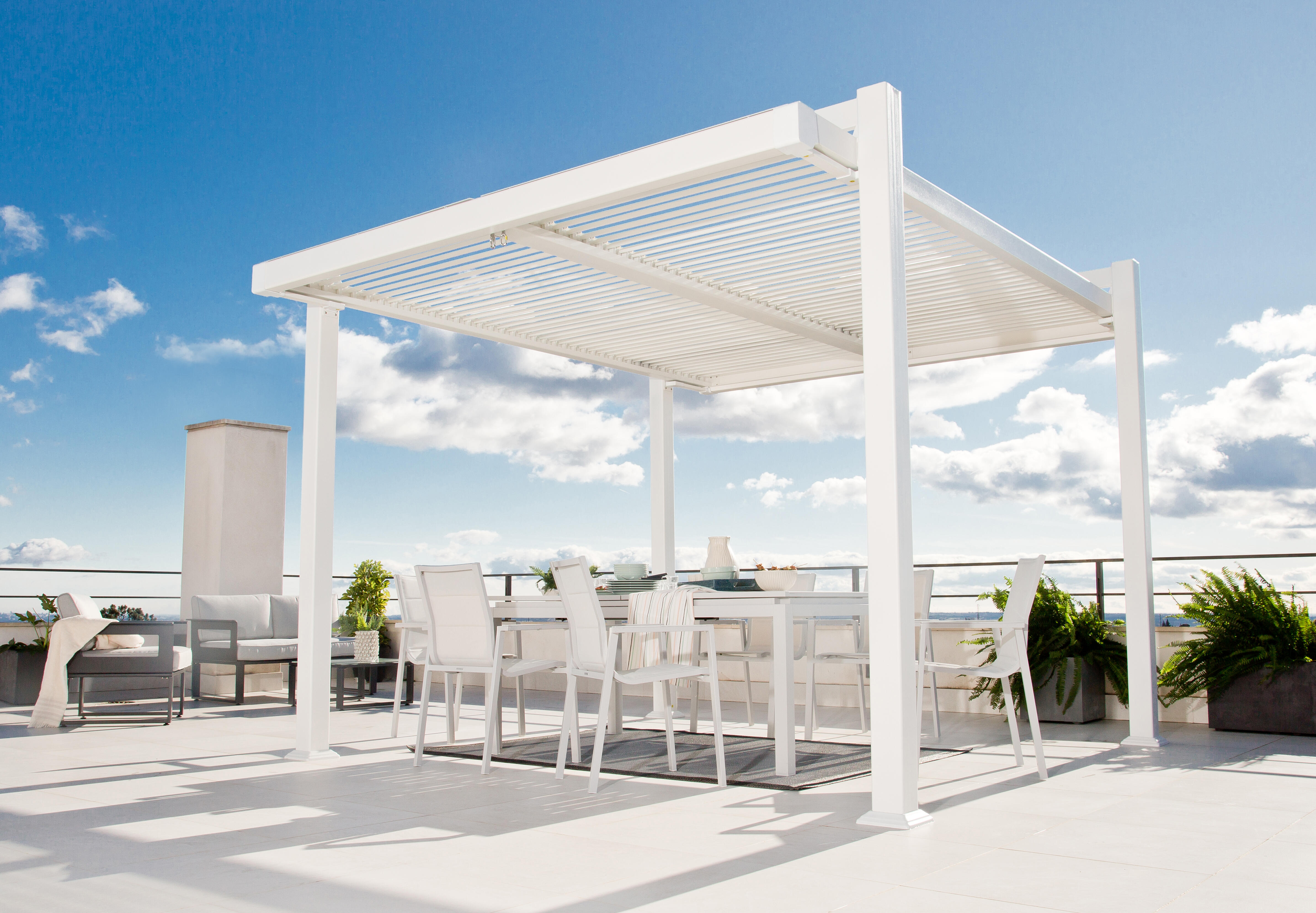 Conjunto jardim relax mesa e cadeira alumínio cinzento Odyssea Naterial - 22