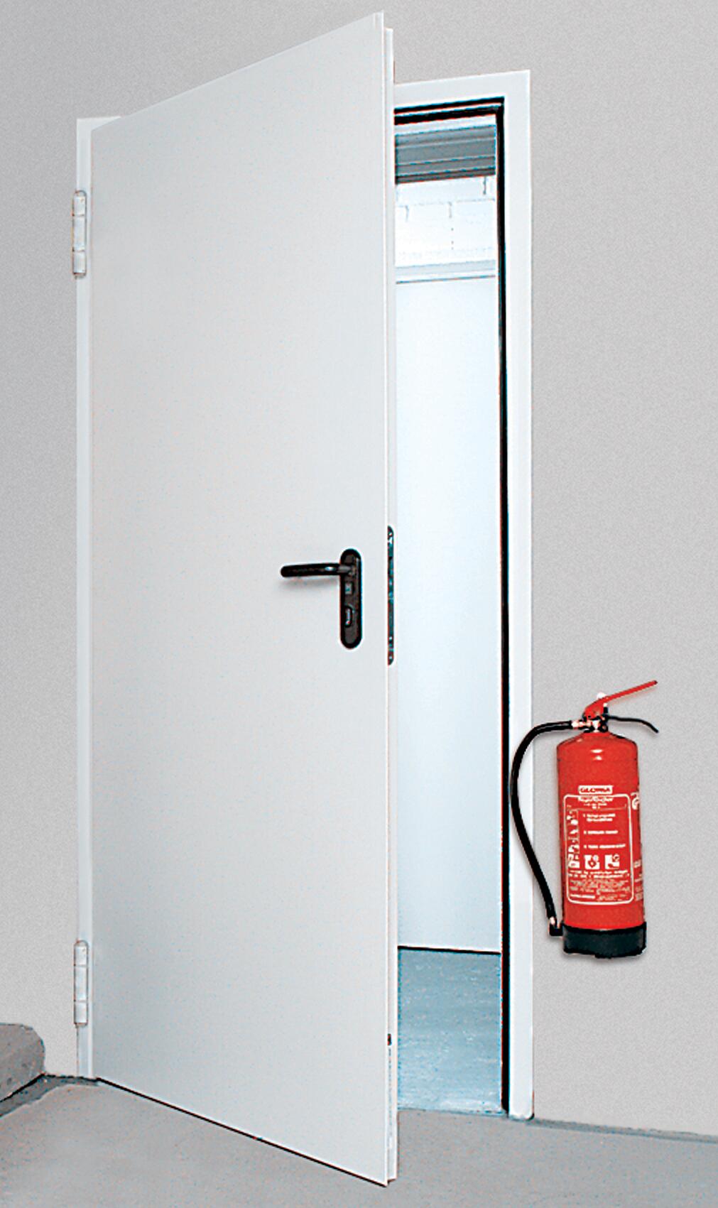Drzwi przeciwpożarowe EI30 80 uniwersalne RAL 9002 - 2