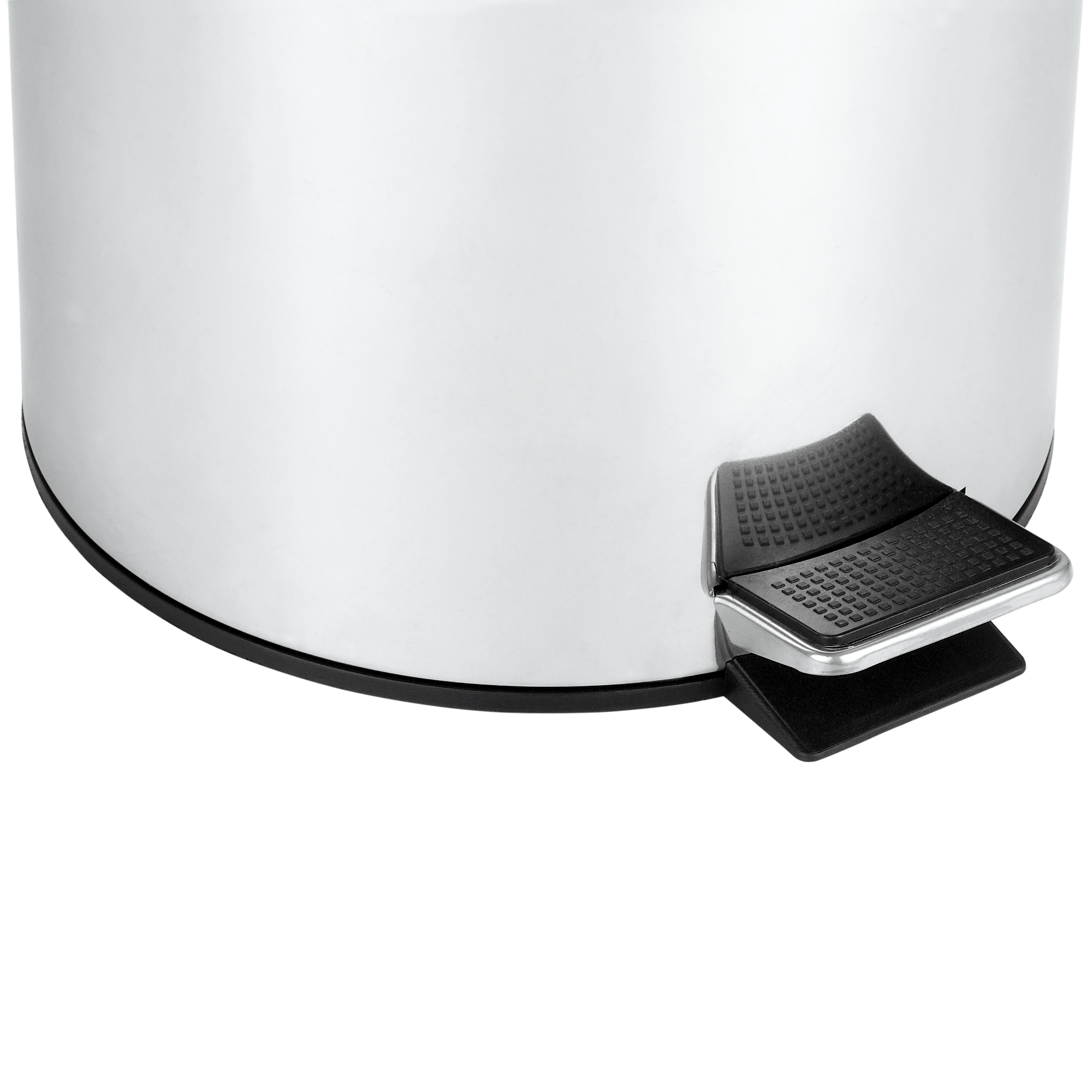 Balde de casa de banho 16,8x25,8x16,8 cm cinzento brilhante 3 lt Sensea Urban - 6