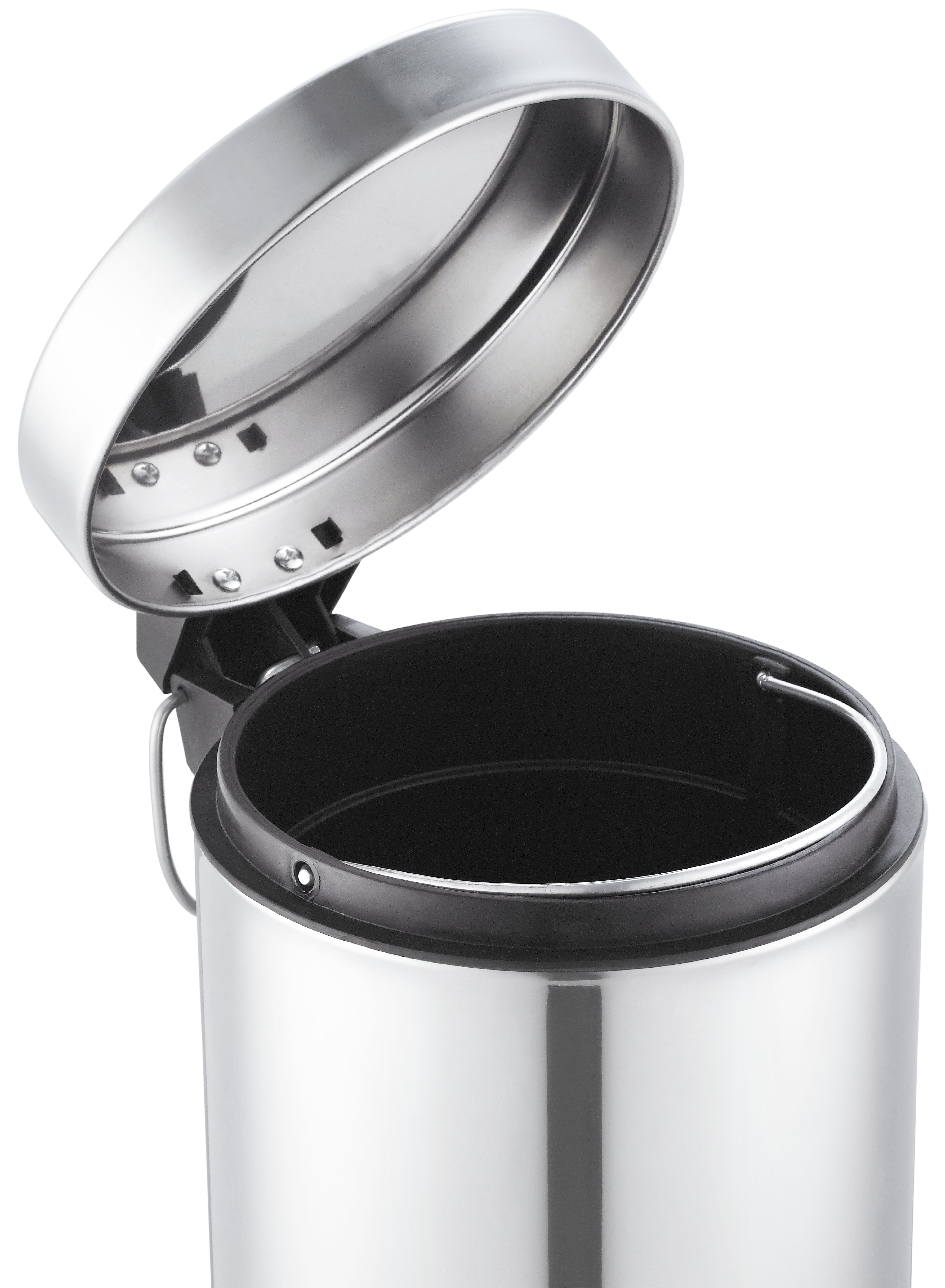 Balde de casa de banho 16,8x25,8x16,8 cm cinzento brilhante 3 lt Sensea Urban - 7