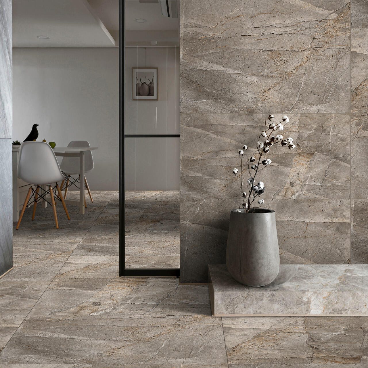 Gres szkliwiony Bixbite Carbon Rocker carving 60x120 cm 1.44m2 - 2