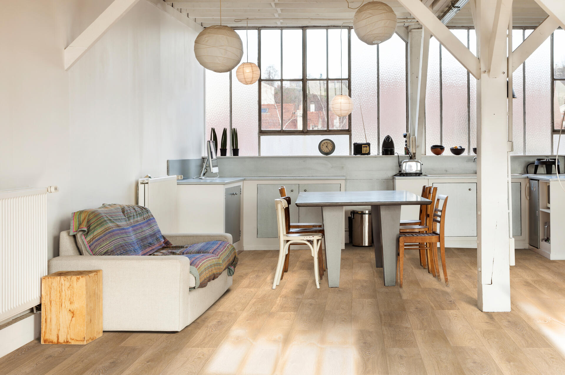 Panel winylowy LVT Dąb Prestige kl.32 5mm op.2,257m2 wodoodporny - 2