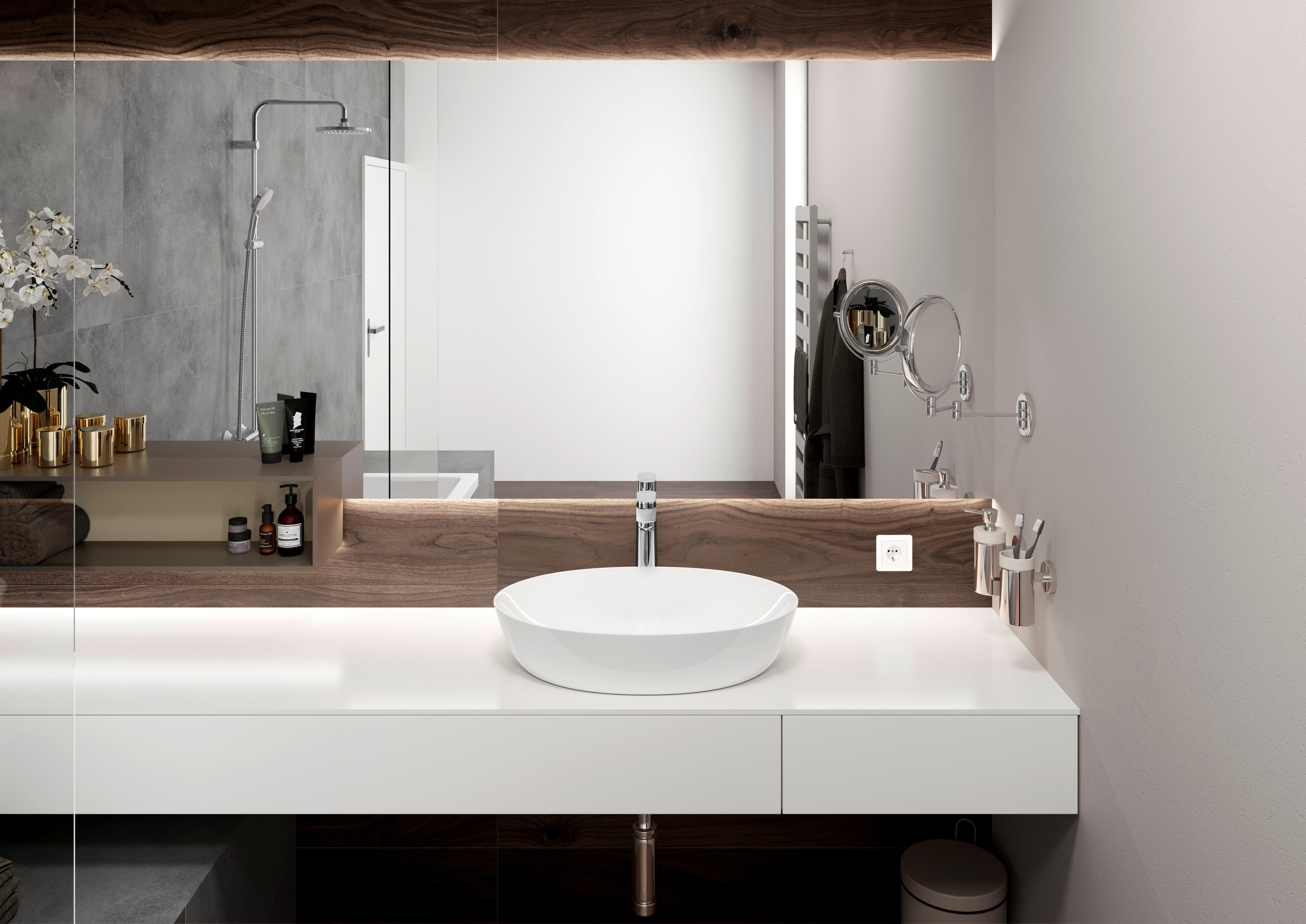 Bateria umywalkowa wysoka Hansgrohe XL Blend 71582002 - 2