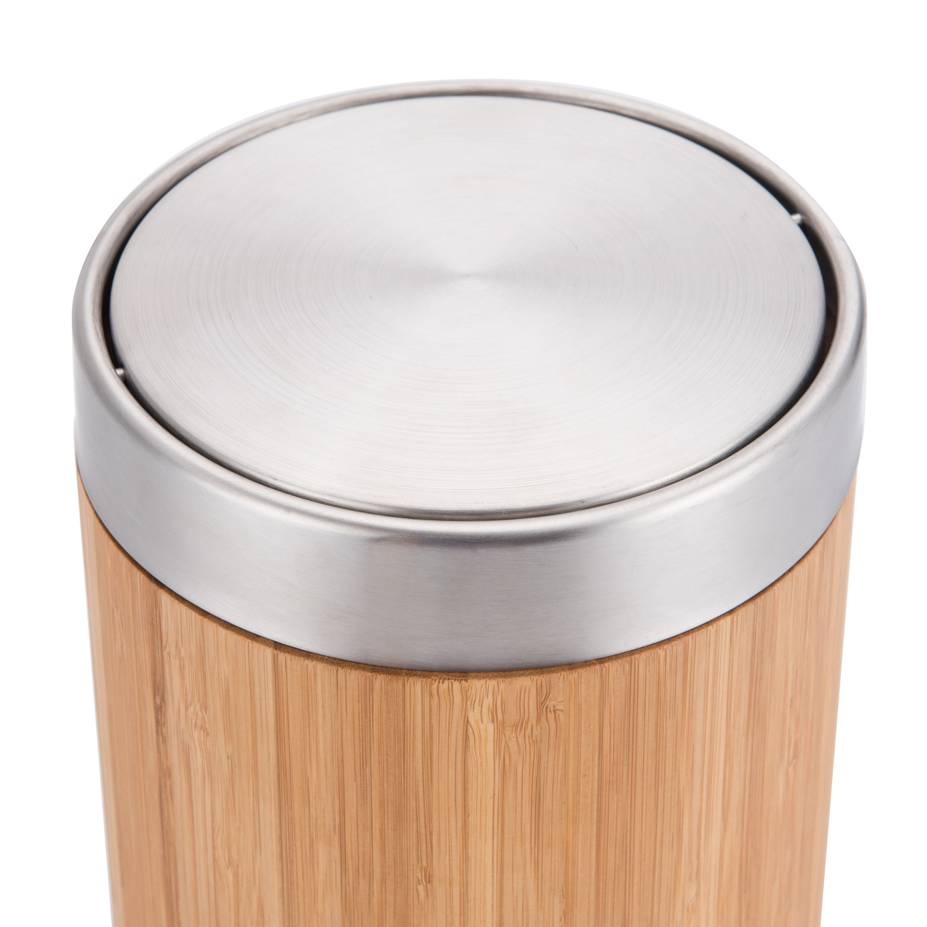 Poubelle de salle de bains 2.6 l bambou SENSEA - 3