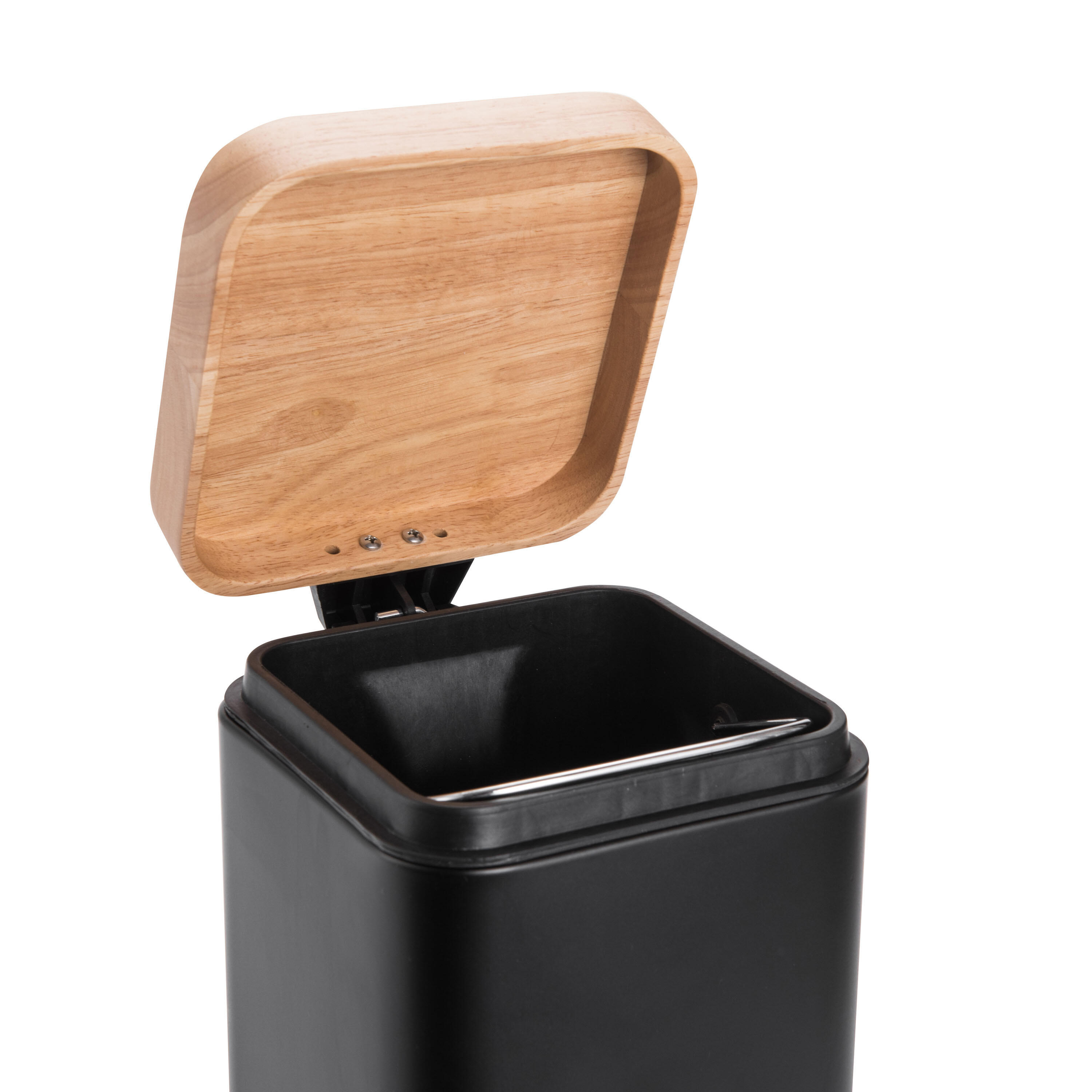 Poubelle de salle de bains 3 l noir SENSEA - 4