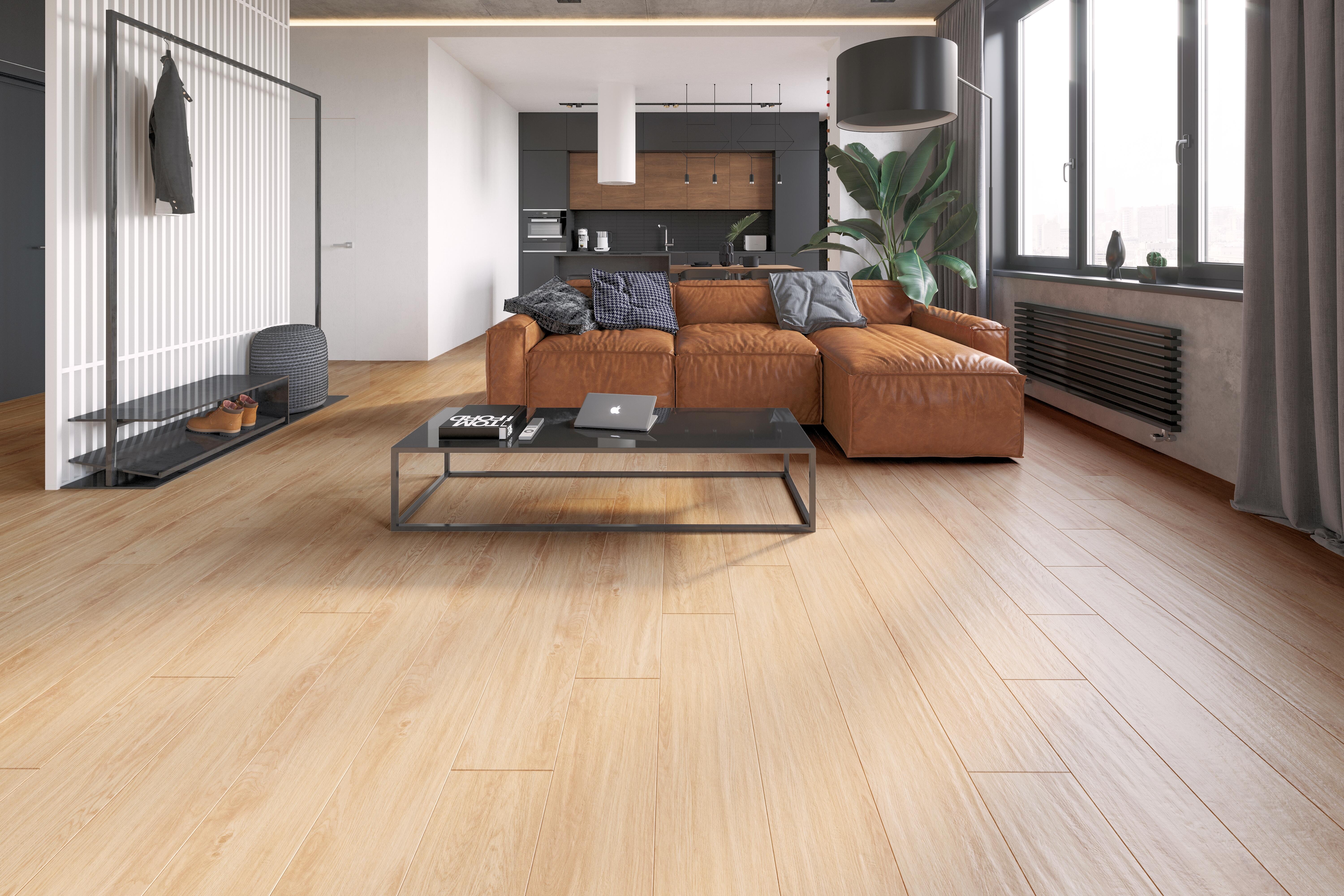 Gres szkliwiony Timber beige mat rekt. 19.8x120 cm 1,43 m2 - 2