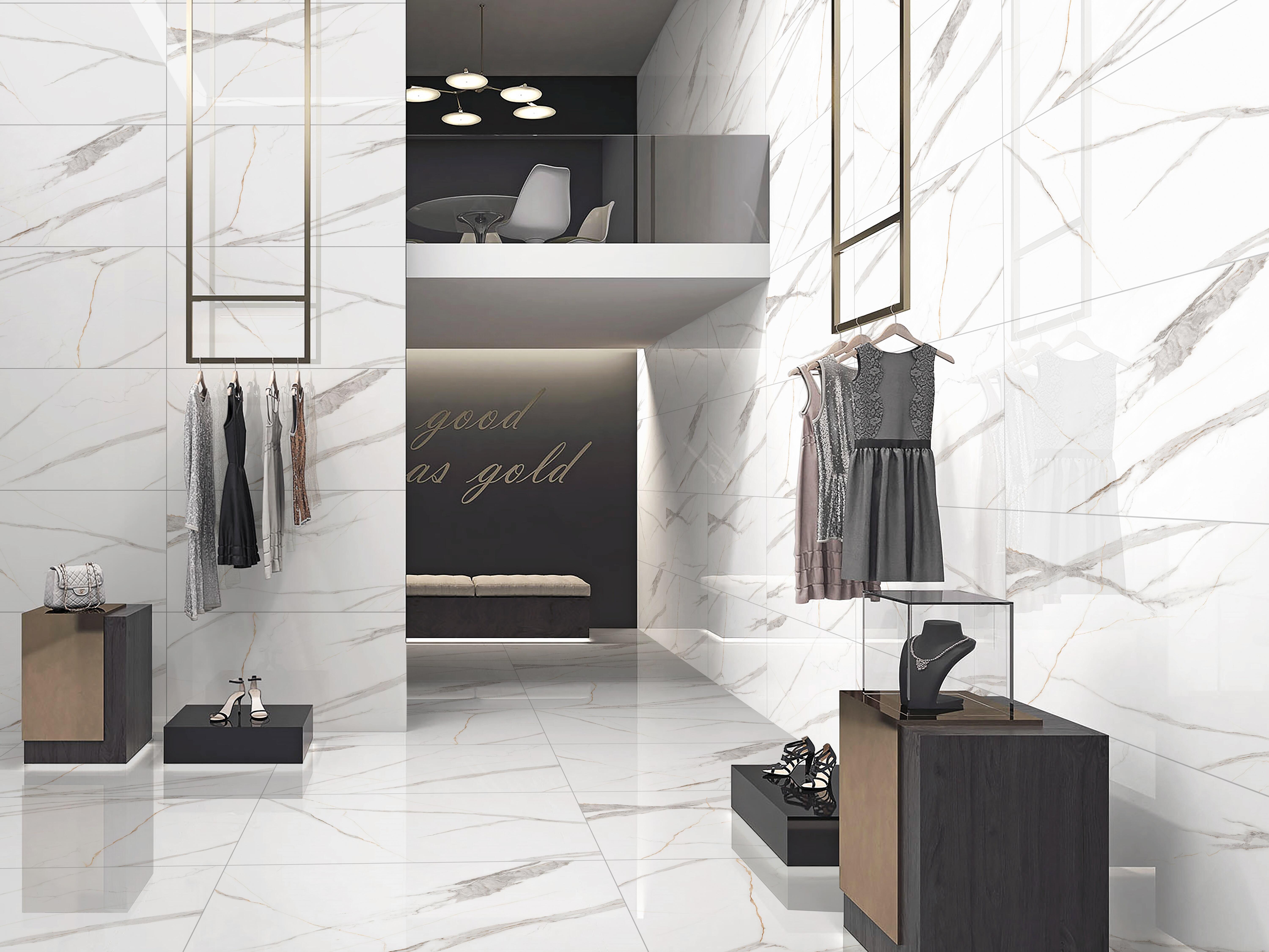 Gres polerowany Statuario cara 60x120 cm 1.44 m2 - 2