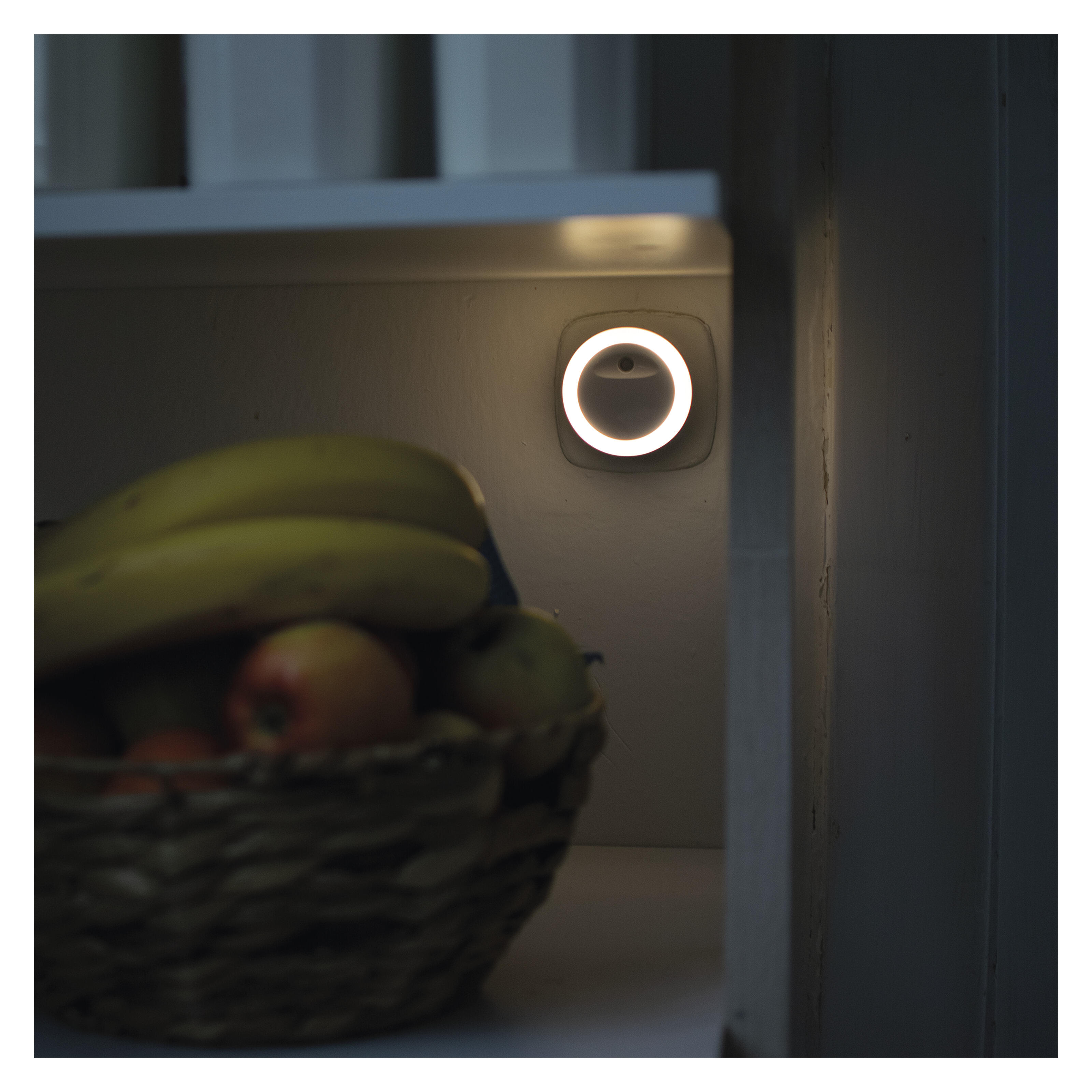Lampa nocna zasilana sieciowo, czujnik zmierzchu,  - 2