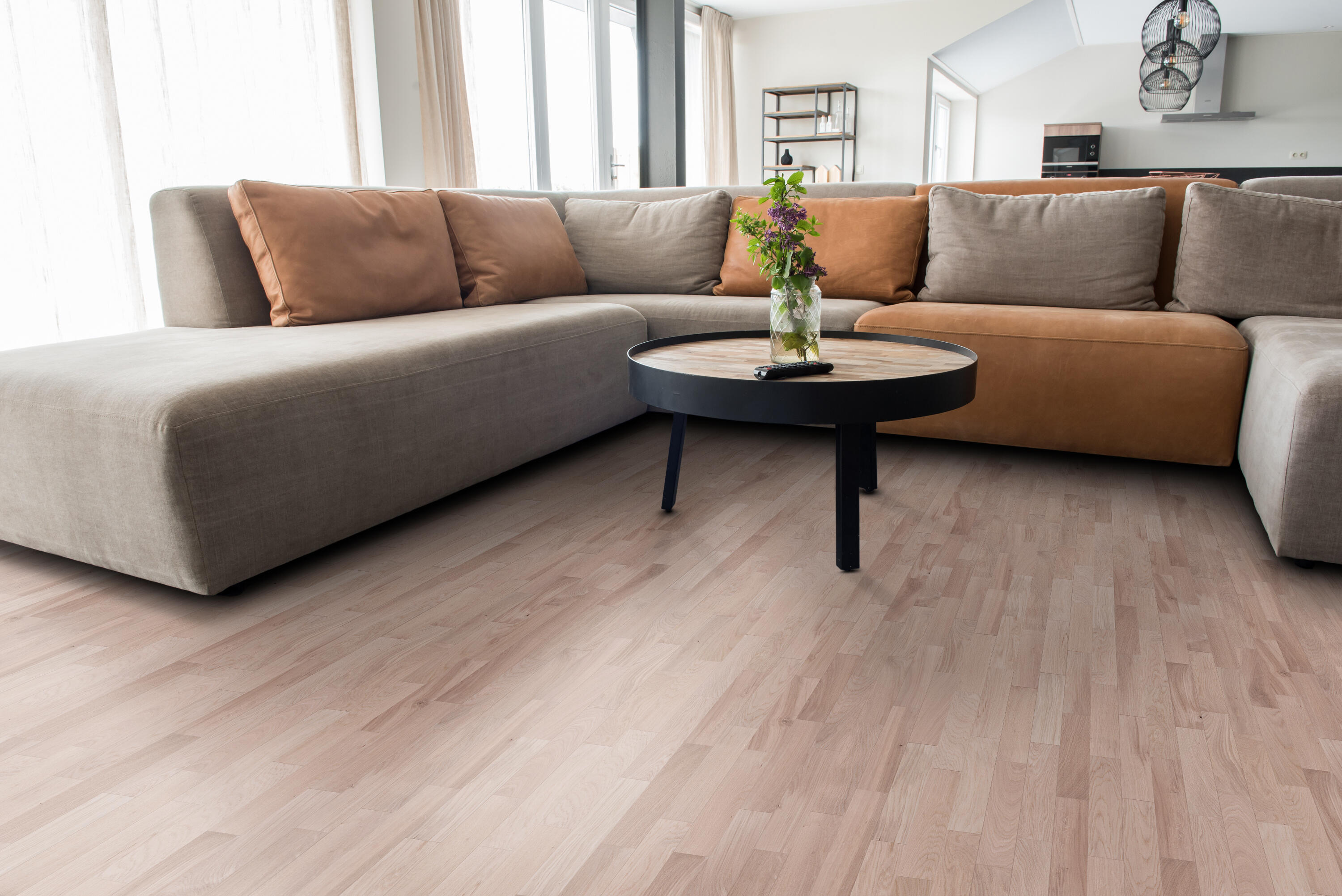 Parkiet Dąb Mix surowy 15x60x300 Mix P+L op. 1,08 m2 - 2