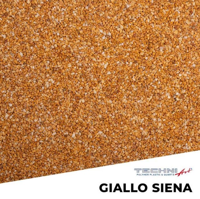 Zestaw na kamienny dywan na 1m2 Bianco Giallo Sienna
