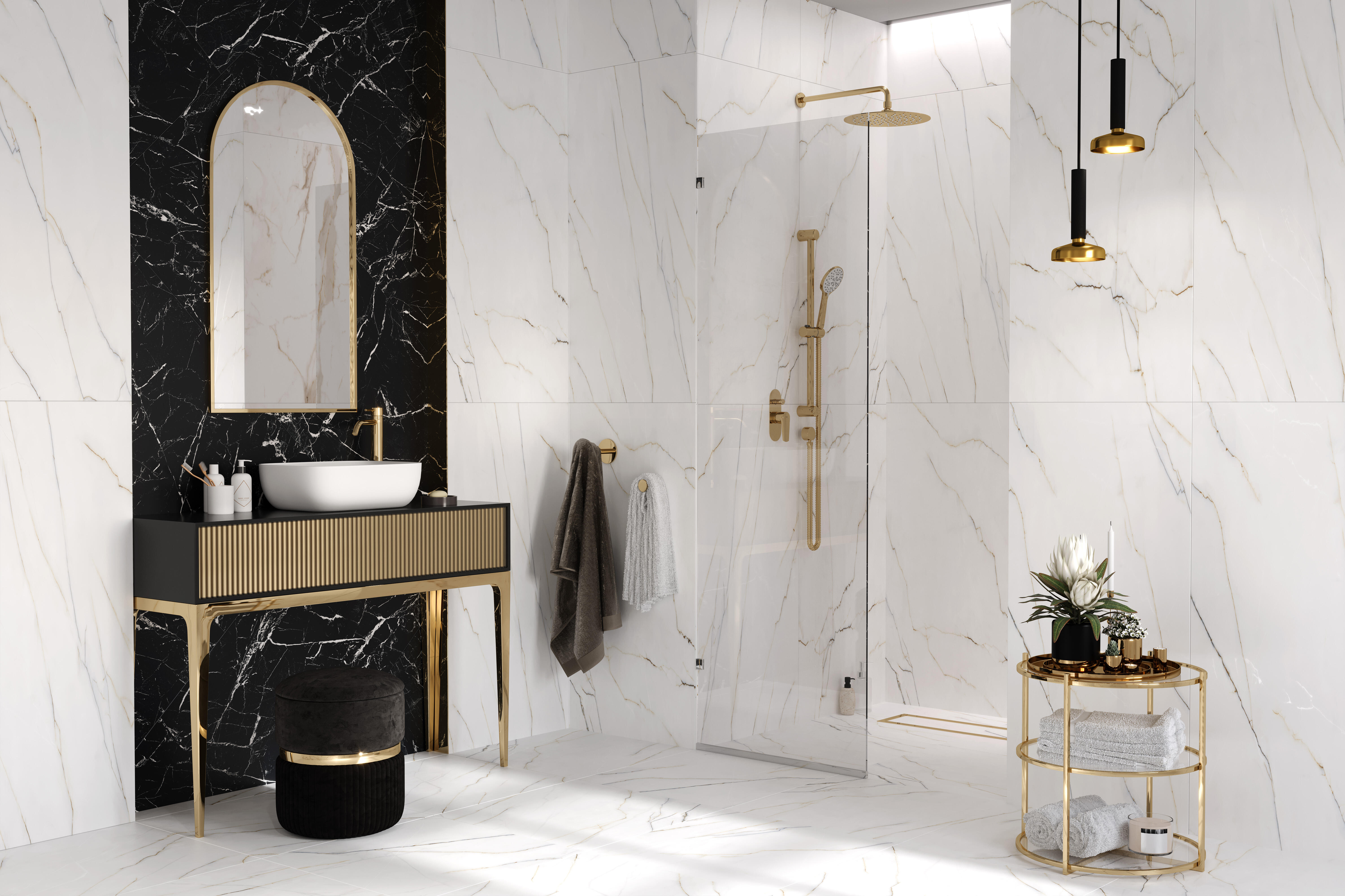 Gres szkliwiony Sonata Pearl 60x120 cm 1.44 m2 - 2