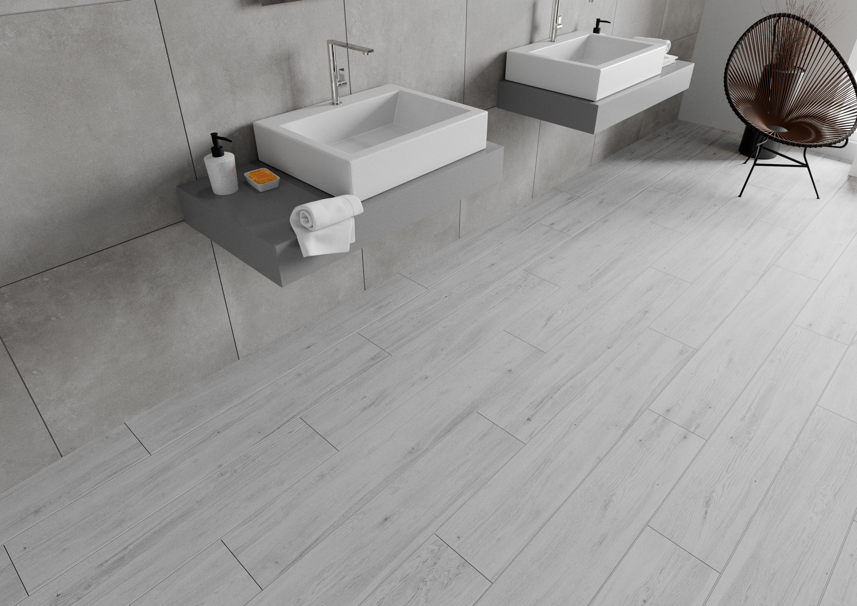 Gres szkliwiony Epica Gris 20x120 cm 1.16 m2 - 2