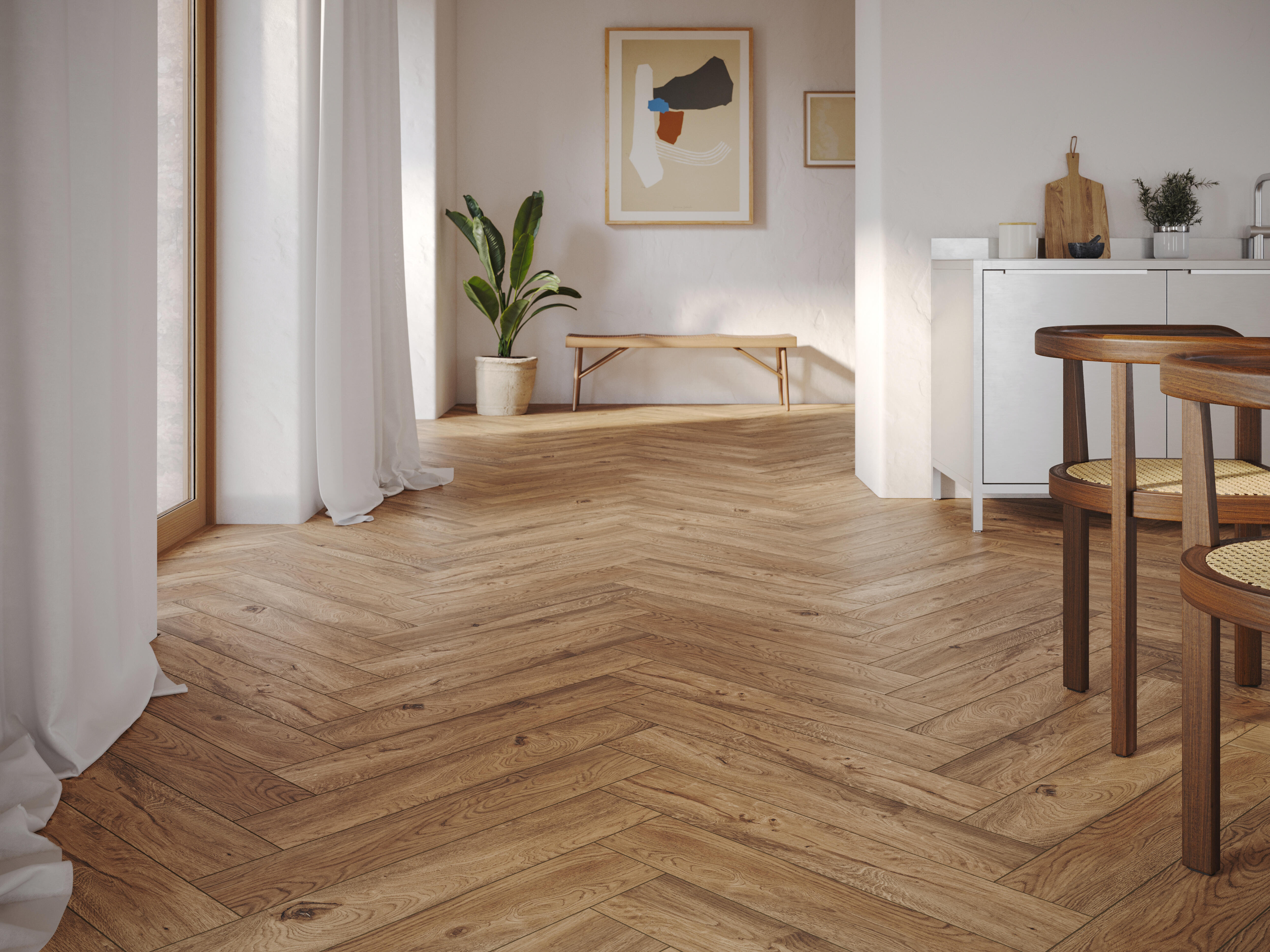 Gres szkliwiony Rumiwood Beige 20x120 cm 1,19 m2 - 2