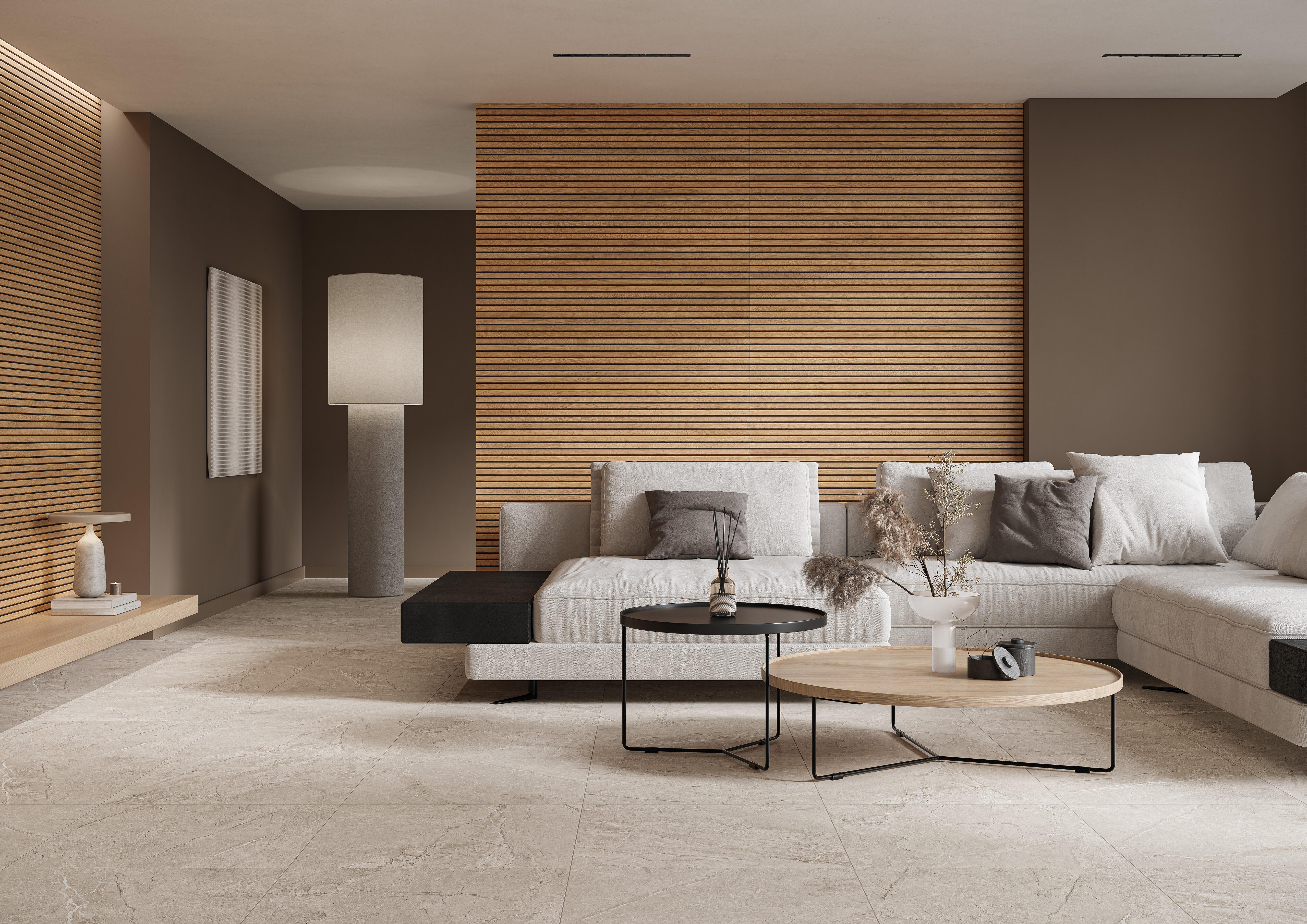 Gres szkliwiony Rollwood Brown Structure matt 60x120 cm 1.43m2 - 2
