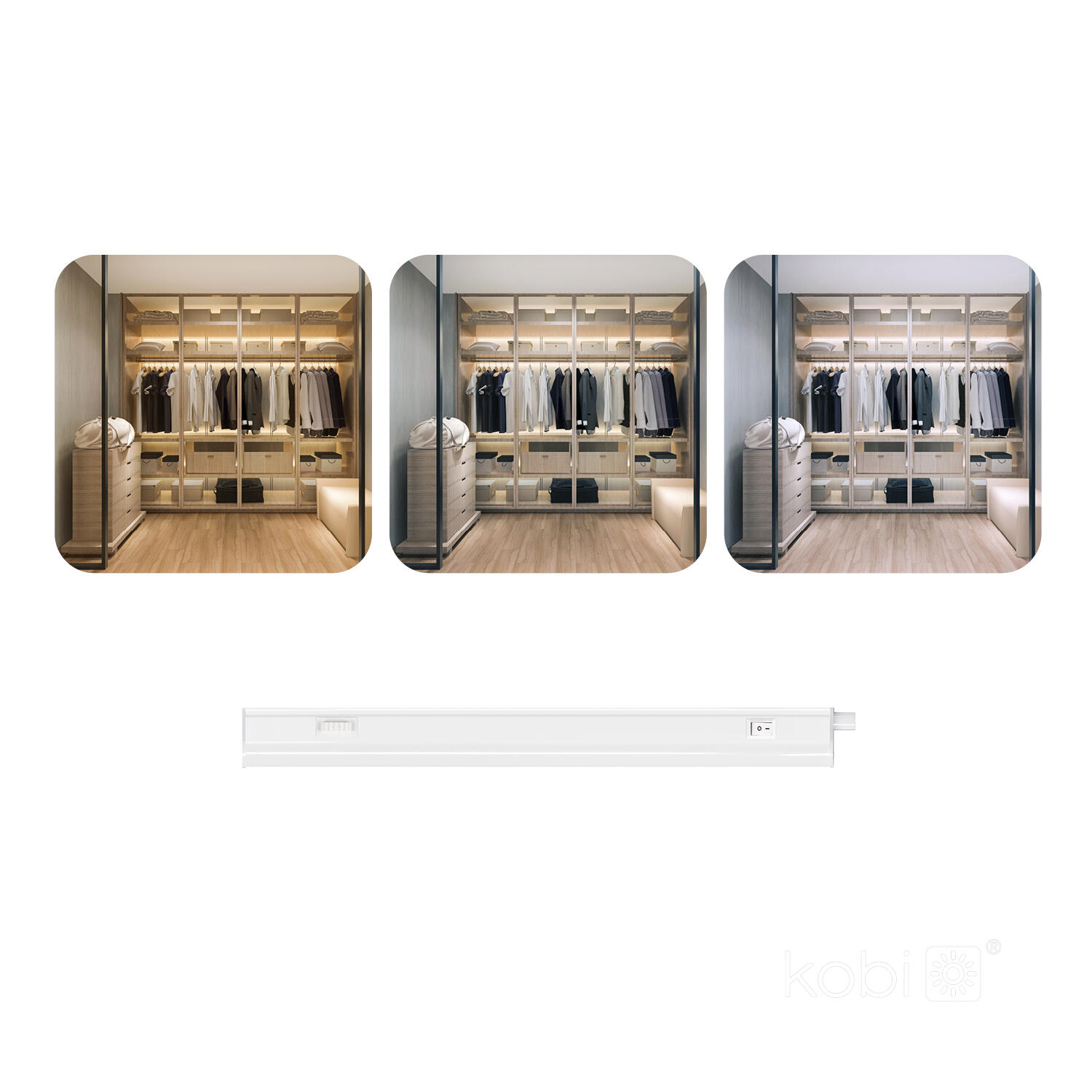 Oprawa meblowa LED WL 4W 400lm 3CCT 30cm z włącznikiem - 2