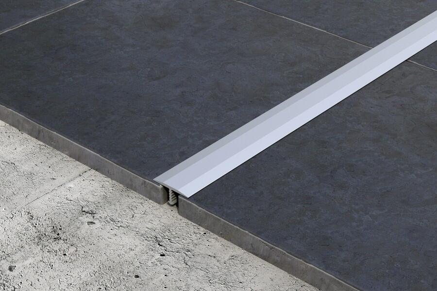 Profil fugowy  łączący 13 mm Aluminium 250 cm Srebrny  anoda mat CEZAR - 2