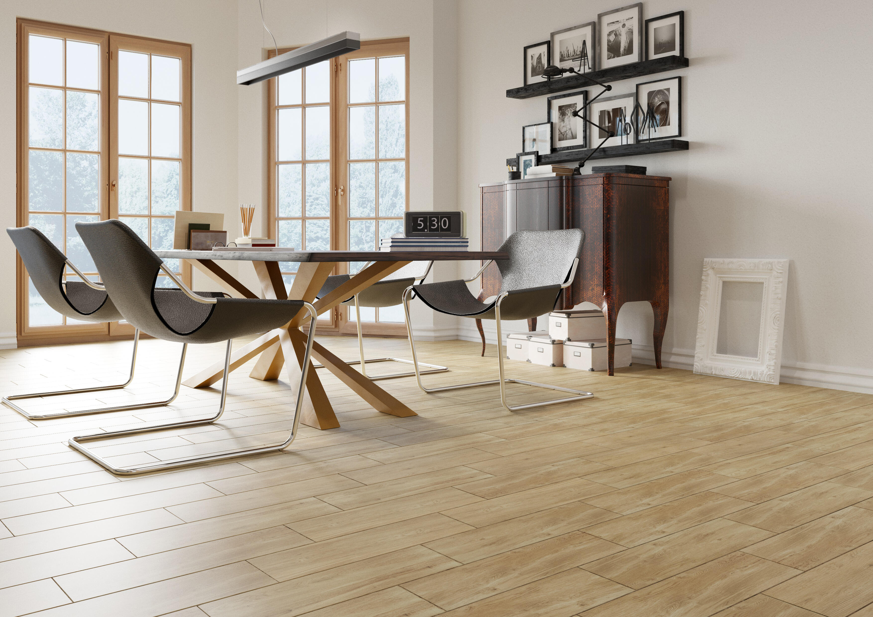 Gres szkliwiony Merbau Beige 17.5x60x0.8 1.05M2 - 2