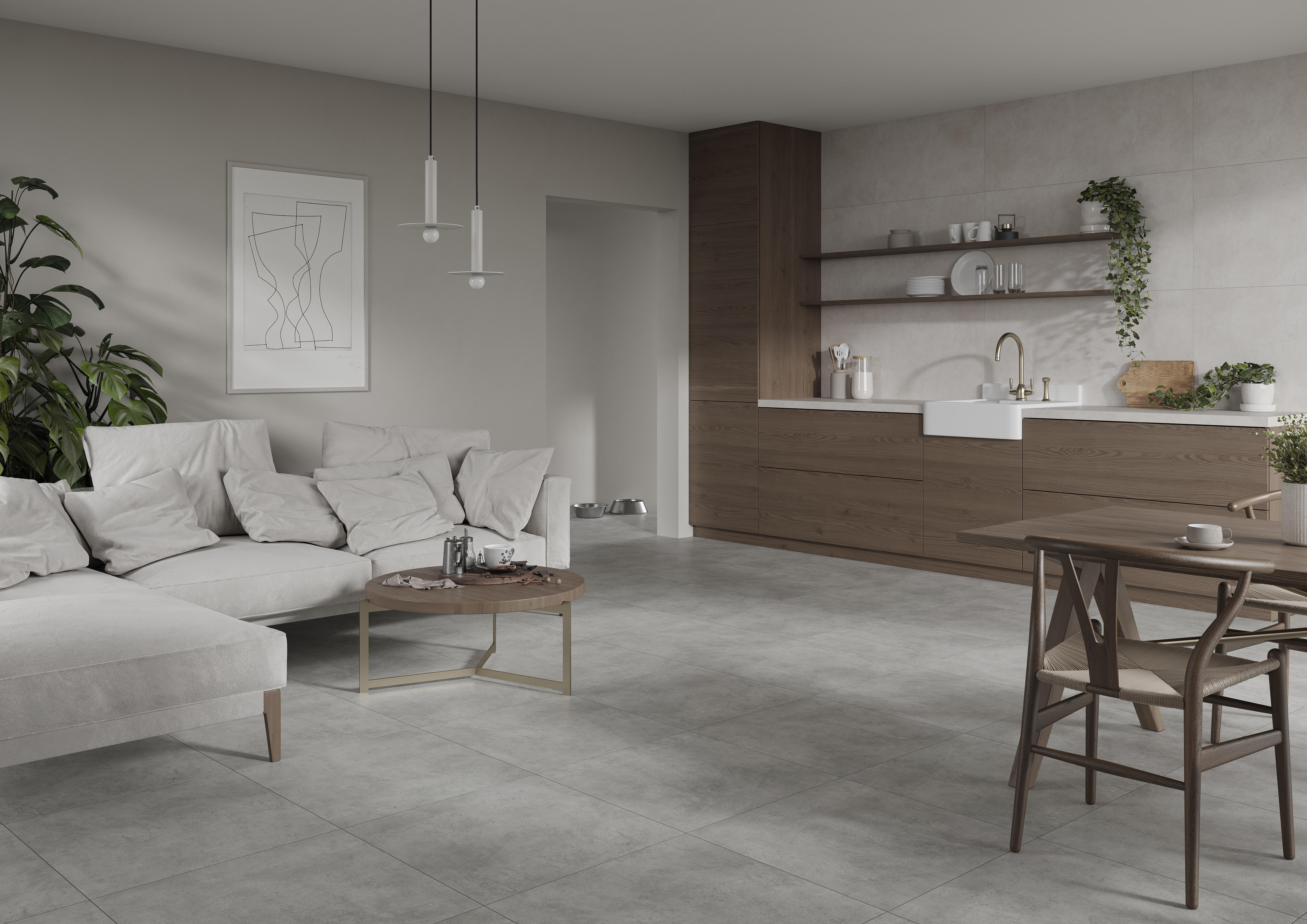 Gres szkliwiony Epis Light Grey 59,8x119,8 1,43 m2 - 2