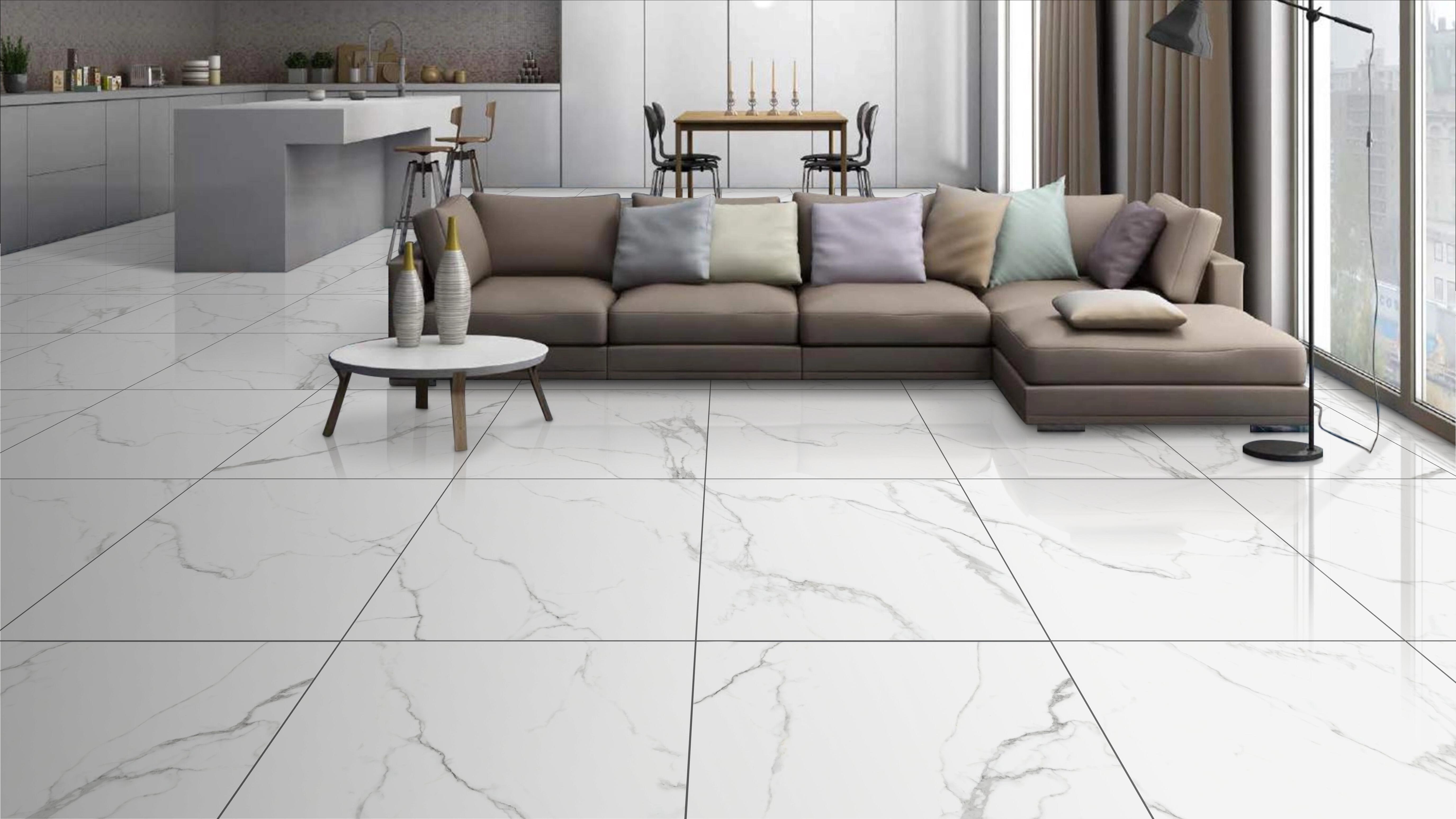 Gres szkliwiony polerowany Real White  60x60 1,44 m2 - 2